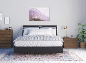Nexera 3-Piece Bedroom Set with Bed Frame, Brown, Queen