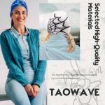 Taowave Arcteryx Beanie,Y2K Gothic Spider Pattern Wool Streetwear Headwear Winter Knit Beanies Hats for Men Women, Blue Blue, One Size