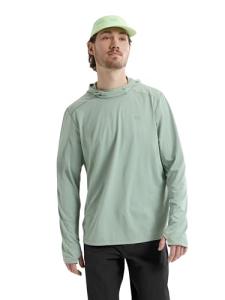 Arc'teryx Cormac Hoody Men's | UPF 40+ Hoody for High-Output Activities - Redesign | Stone Green Heather, XX-Large