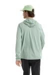 Arc'teryx Cormac Hoody Men's | UPF 40+ Hoody for High-Output Activities - Redesign | Stone Green Heather, XX-Large