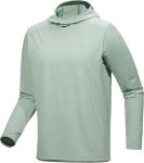 Arc'teryx Cormac Hoody Men's | UPF 40+ Hoody for High-Output Activities - Redesign | Stone Green Heather, XX-Large
