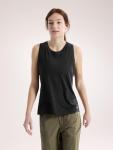 Arc'teryx Lana Merino Wool Tank Women's | Light Merino-Blend Top for Every Mountain Activity - Redesign | Black, Medium