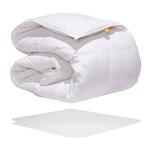 Canadian Down & Feather Co. - Regular Weight 650 Loft White Goose Down Duvet King Size - 360 TC Shell 100% Cotton - Filled in Canada