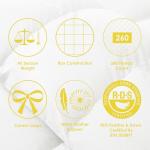 Canadian Down & Feather Co. - Regular Weight White Feather & Down Duvet Full/Double Size - 240 TC Shell 100% Cotton - Oeko TEX Certified