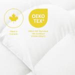 Canadian Down & Feather Co. - Regular Weight White Feather & Down Duvet Full/Double Size - 240 TC Shell 100% Cotton - Oeko TEX Certified
