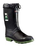Baffin Men's Hunter (STP)-40c Rubber Boot, Black/Green, 11 3E US