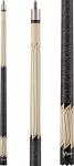 Viper by GLD Products Sinister 58" 2-Piece Billiard/Pool Cue, Natural with Cream Inlay, 20 Ounce (50-1350-20)