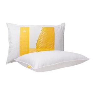 Canadian Down & Feather Co. - 1 Pack Medium Support Down Perfect White Feather & Down Pillow Standard Size - 240 TC Shell 100% Cotton - Oeko TEX Certified