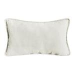 Gouchee Home Carson Long Stone-Washed 100% Cotton Ivory Rectangle Cushion 12" x 20"