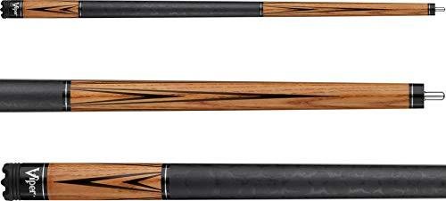 Viper by GLD Products Elemental 58" 2-Piece Billiard/Pool Cue, Ash with Amber Stain, 18 Ounce (50-0851-18)