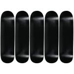 Moose 8.0" Blank Skateboard Deck Dipped Black 7-Ply Canadian Maple