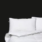 Canadian Down & Feather Co. - 2 Pack Soft Support Microfiber Down Alternative Pillow Standard Size - Machine Washable - 260 TC Shell 100% Cotton - Oeko TEX Certified