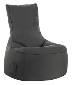 Gouchee Home Swing Brava Bean Bag Chair - XL, Gray, Comfy Chair for Adults - Indoor Living Spaces