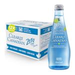 Clearly Canadian Zero Sugar Citrus Medley Sparkling Water Beverage, Zero Sugar & Zero Calories, 1 Case (12 Bottles x 325mL)