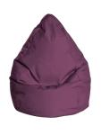 Gouchee Home Beanbag Brava Collection Upholstered Bean Bag Chair for Kids and Adults – Purple, Bean Bag Couch for Indoor Living Spaces - Stylish & Comfy Lazy Sofa Lounger for Reading, Gaming - X-Large