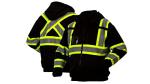 Pyramex Safety Products Standard Canadian Safety Sweatshirt, Black, Large