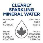 Clearly Canadian Clearly Sparkling Grapefruit Essence Unsweetened Flavored Sparkling Mineral Water, Zero Sugar & Zero Calories, 1 Case (12 Bottles x 325mL)