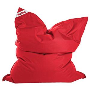 Gouchee Home Big Bag Brava Bean Bag Chair for Kids and Adults, Red - Bean Bag Couch for Indoor Living Spaces - Cozy and Stylish Comfy Chair for Reading, Gaming, and More