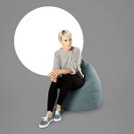 Gouchee Home Bean Bag Chair for Kids and Adults, Alfa Petrol - Bean Bag Couch for Indoor Living Spaces - Cozy, Stylish, and Comfy Lazy Sofa Chair for Reading, Gaming, and More, X-Large