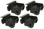 Mytee Products (4 Pack) Wilson Trailer W Track Slider Winch Flatbed Semi Truck