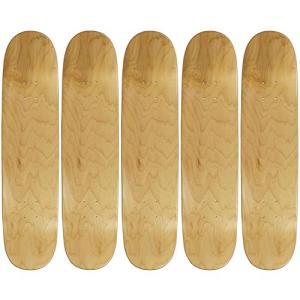 Moose 7.5" Blank Skateboard Deck Natural 7-Ply Canadian Maple