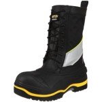Baffin Men's Constructor (STP)-100c Lace-Up Safety Boot, Black/Hi-Viz, 12 3E US