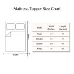 Canadian Down & Feather Co. - Down Perfect Feather Bed Double Size - 255 TC Shell 100% Cotton Mattress Topper - Oeko TEX Certified…