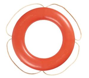 Taylor Made Products 570001 Aer-O-Buoy Canadian Coast Guard Approved Boat Life Ring (24", Orange)