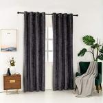 Gouchee Home Oplence Charcoal Lined Curtain 54x96