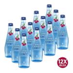Clearly Canadian Wild Cherry Sparkling Spring Water Beverage, Natural & Carbonated, Flavored Seltzer Water, 1 Case (12 Bottles x 325mL)