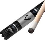 Viper by GLD Products Sinister 58" 2-Piece Billiard/Pool Cue, Dark Brown with Silver Inlay, 19 Ounce (50-1077-19)