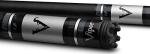 Viper by GLD Products Sinister 58" 2-Piece Billiard/Pool Cue, Dark Brown with Silver Inlay, 19 Ounce (50-1077-19)