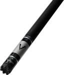 Viper by GLD Products Sinister 58" 2-Piece Billiard/Pool Cue, Dark Brown with Silver Inlay, 19 Ounce (50-1077-19)