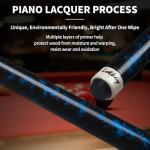 LOTKEY Pool Stick,Pool Cue Sticks 58'' Solid Canadian Maple Extra 2 Pool Chalk Included Durable for Professional Billiard Players (Blue)