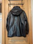 RUDSAK XL Discreet(TM) Black Leather Jacket MJ-085 Lined Hood Moto
