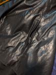 RUDSAK XL Discreet(TM) Black Leather Jacket MJ-085 Lined Hood Moto