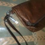 Rudsak Canadian Heritage Crossbody Wristlet Shoulder Bag Leather -read descripti