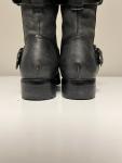 Rudsak Buckle Riding Moto Boots Women's Black Leather Zip US 6.5 EU 37