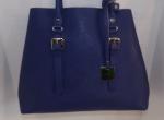 RUDSAK LEATHER LADIES TOTE/HANDBAG DEEP NAVY