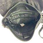 Genuine RUDSAK Canada Black Leather Messenger Bag Work School Travel
