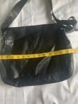RUDSAK Black Leather Messenger Crossbody Purse Handbag