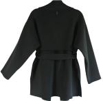 NEW,  Mackage Tyra Double-Face Wool Wrap Coat with Tie Belt SZ L #W99