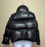 Mackage MIYA-R Puff Down Jacket with Shearling Trim Black SZ L NEW