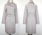 with tags MACKAGE LONI DOUBLE FACE LIGHT WEIGHT WOOL WRAP COAT in Mineral Co