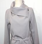 with tags MACKAGE LONI DOUBLE FACE LIGHT WEIGHT WOOL WRAP COAT in Mineral Co