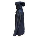 MACKAGE Beautiful Wool Leather Coat Jacket  Zip Women's Hood Black Sz XS