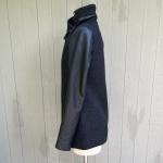 MACKAGE Beautiful Wool Leather Coat Jacket  Zip Women's Hood Black Sz XS