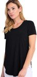 Joseph Ribkoff Womens Classic Tee Style 183220J Color Black Size 12