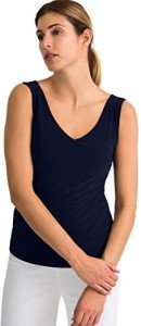 Joseph Ribkoff Womens V-Neck Cami Style 201546 Color Midnight Blue Size 08