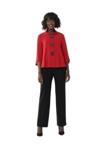 Joseph Ribkoff Womens Wide Leg Pant Style 153088J Color Black Size 12